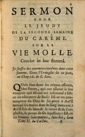 Sermons Sur Les Evangiles Du Carême, Et Sur Divers Sujets De Morale : Avec Trois Panegyriques & deux Oraisons funebres, 2
