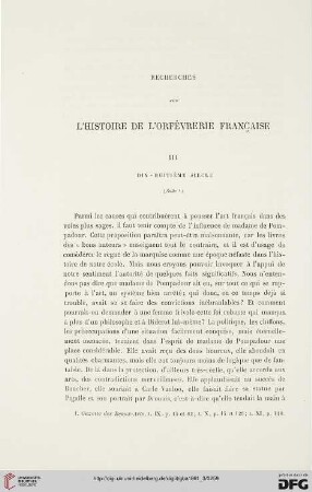 11: Recherches sur l'histoire de l'orfèvrerie française, [6]