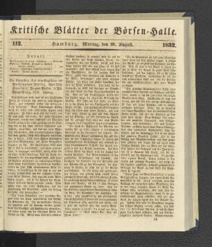 112. 20. August 1832