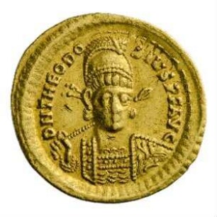 Münze, Solidus, 420 - 422 n. Chr.