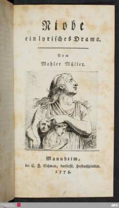 Niobe : ein lyrisches Drama