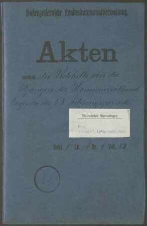 Außerordentlicher Landtag - Bd. 53