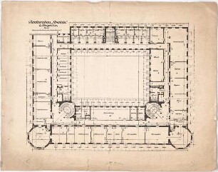 Bestelmeyer, German; München; Bankhaus und Versicherung "Arminia" - Grundriss 2. OG