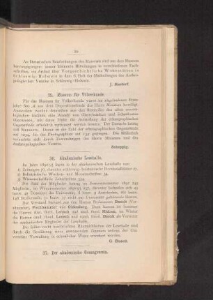 37. Der akademische Gesangverein.