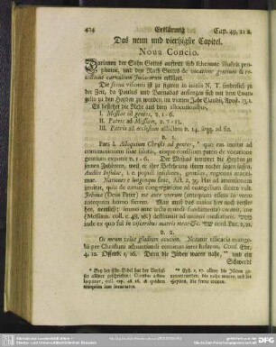 Das neun und viertzigste Capitel. Nova Concio