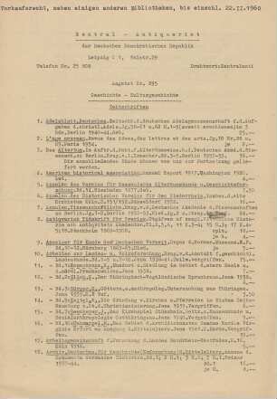 Nr. 295: Geschichte-Kulturgeschichte