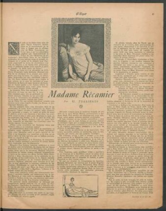 Madame Récamier