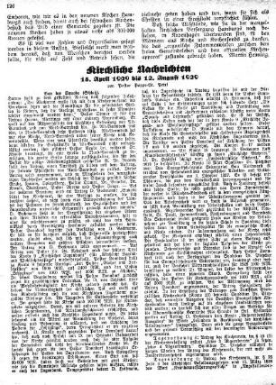 Kirchliche Nachrichten : 15. April 1929 bis 12. August 1929