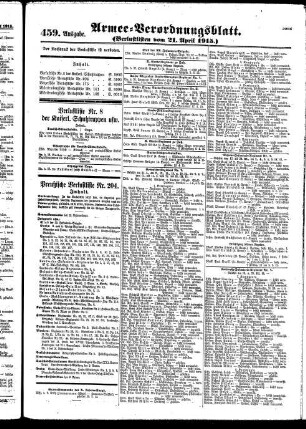 459.Ausgabe. Mittwoch, 21. April 1915