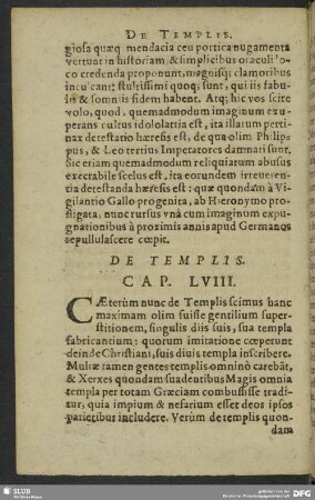 De Templis. Cap. LVIII.