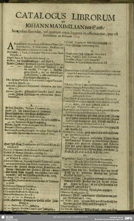 Catalogus Librorum