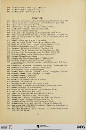 Bücher (Nr. 2983-3121)