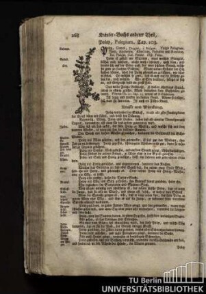 Cap. 103. Poley, Pulegium.