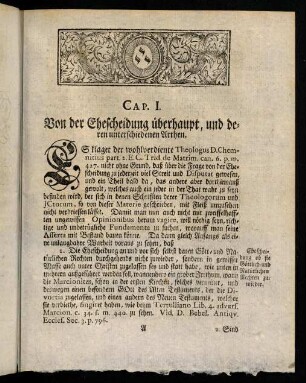 1-11, Capitel I