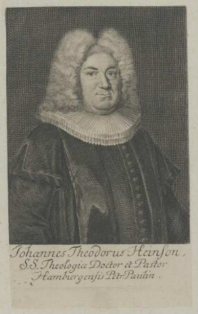 Bildnis des Johannes Theodorus Heinson