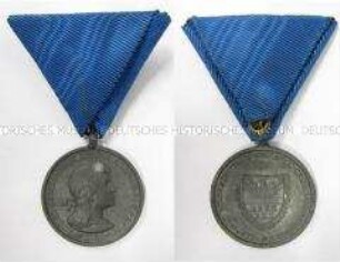 Medaille auf die Rückgabe von südungarischen Landgebieten, Titularkönigreich Ungarn
