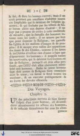 2. Des Voyages.