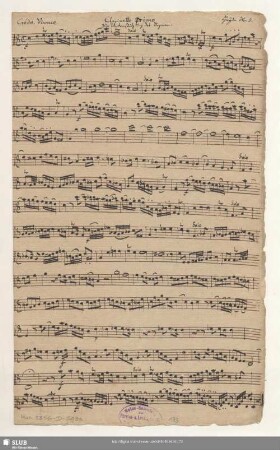 Clarinetto primo zur Unterstützung des Sopran. [nur Credo]