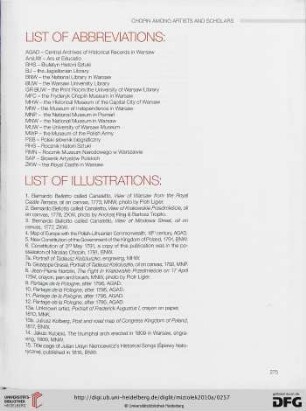 List of Abbreviations