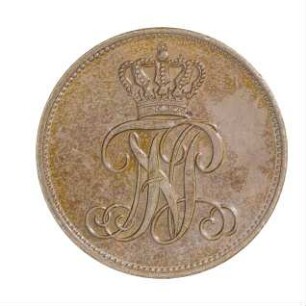 Münze, 1/2 Grote, 1856