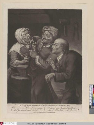 The Ludicrous Operator, or Blacksmith turn'd Tooth Drawer