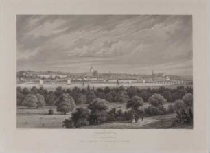 Frankfurt (Oder): Stadtansicht (Brandenburgisches Album, Blatt 28)