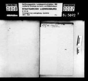 Kommunsachen: Kontrakte, Oberamt Leonberg
