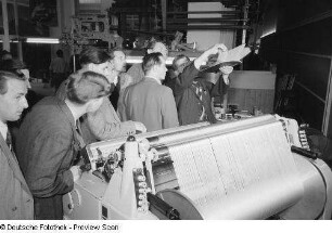 Textilmaschinen auf der Leipziger Herbstmesse 1954