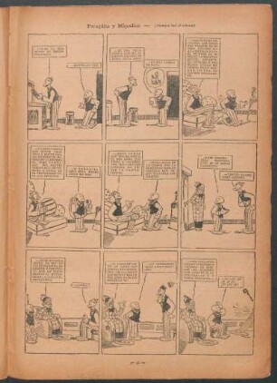 Paragüita y Miquelino. - [Cómic] : ¡Siempre fué el mismo!