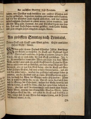 887-899, Am zwoelfften Sonntag nach Trinitatis
