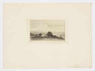 Flusslandschaft, Blatt 4 der Folge "Douze eaux-fortes et pointes sèches"