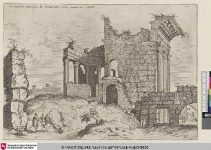 Ex Incertis Quibusdam .Ro. Antiquitatis Ruinis, Prospectus .Alter.
