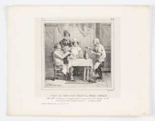 C’est du bon coin celui-là, père copeau, Blatt 12 der Folge "Album pour 1829"