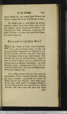 Drey und dreyßigster Brief
