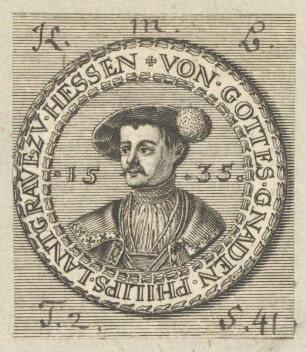 Bildnis von Phlip, Landgrave zv Hessen