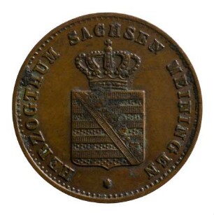 Münze, Pfennig, 1862