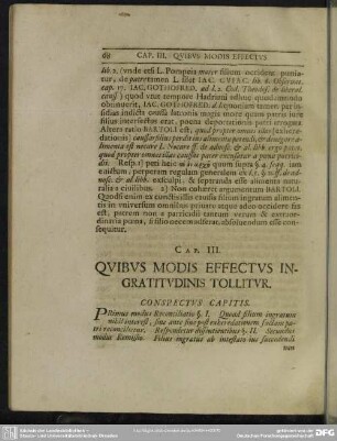 Cap. III. Quibus Modis Effectus Ingratitudinis Tollitur