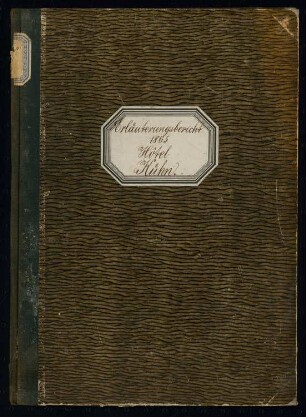 Gasthof 1. Ranges, Berlin Schinkelwettbewerb 1865: Erläuterungsbericht