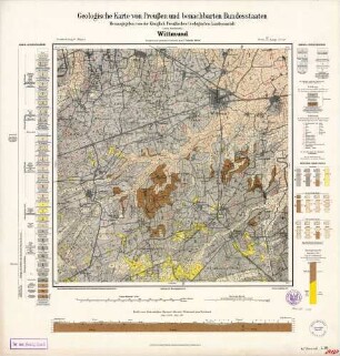 [2412] Wittmund, Geologische Karte von Preußen und benachbarten Bundesstaaten