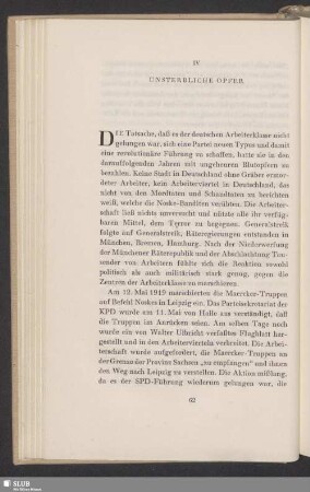 IV Unsterbliche Opfer
