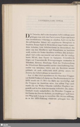 IV Unsterbliche Opfer