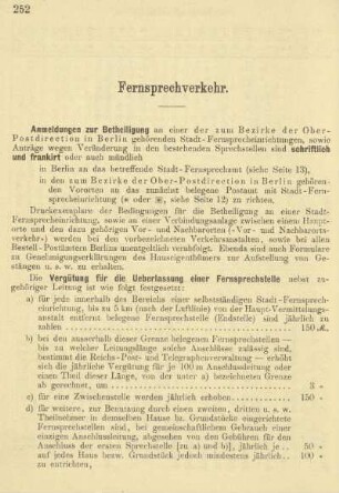 Fernsprechverkehr