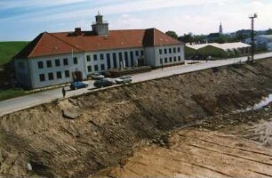 Dresden-Friedrichstadt. Alberthafen. Umbau und Verkleinerung des Hafenbeckens 1997/1998