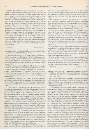 388-389 [Rezension] Die kanalisierte Botschaft