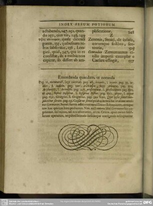 Emendanda quaedam, et notanda