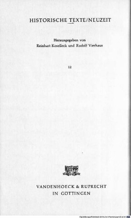 Der Hannoversche Verfassungskonflikt von 1837/1839