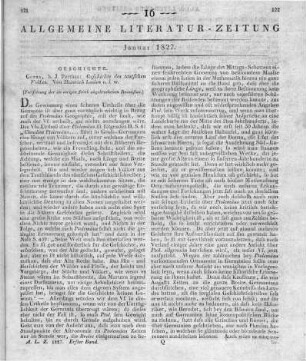 Luden, H.: Geschichte des teutschen Volkes. Bd. 1-2. Gotha: Perthes 1826 (Fortsetzung der im vorigen Stück abgebrochenen Recension)