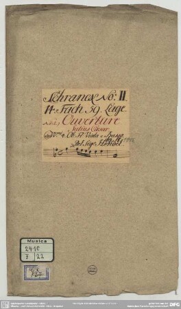 Suites - Mus.2410-F-22 : strings, bc, woodwinds