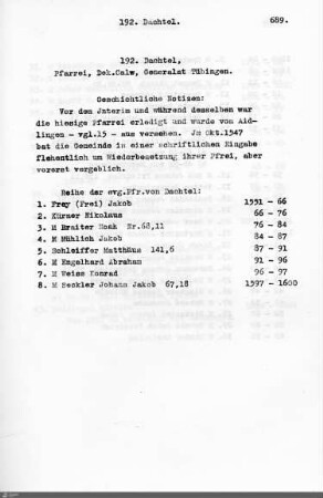 Kirchengemeinden D