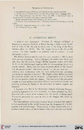 Progress of Egyptology : christian Egypt